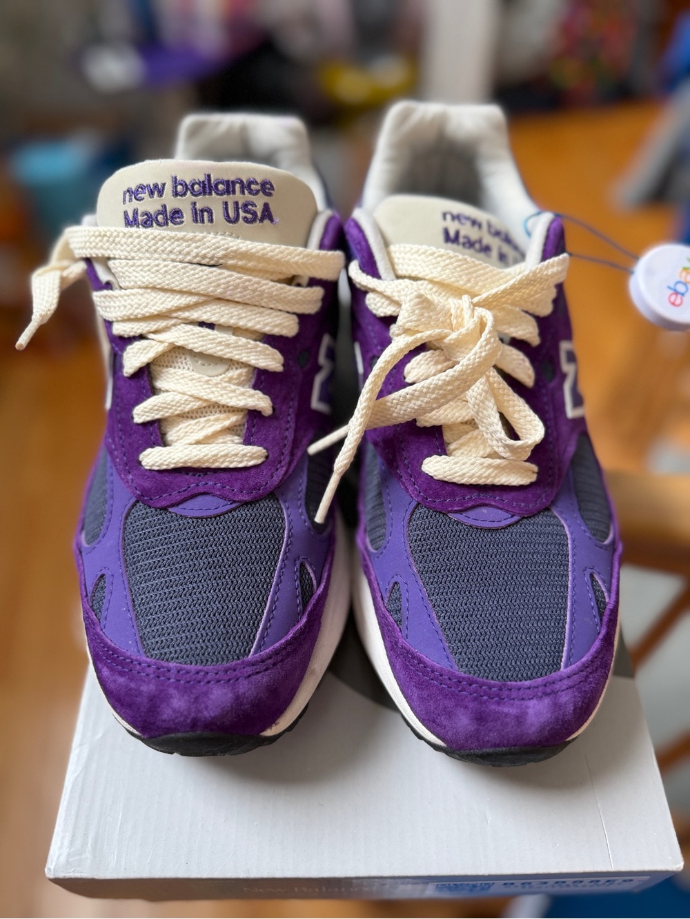 New Balance 993 Made in USA Teddy Santis Interstellar size 7 purple - Picture 5 of 5